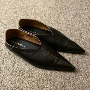 Acne studios black flats